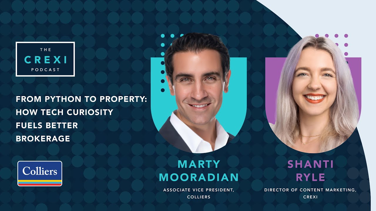 From Python to Property: How Tech Curiosity Fuels Better Brokerage | The Crexi Podcast From Python to Property: How Tech Curiosity Fuels Better Brokerage | The Crexi Podcast