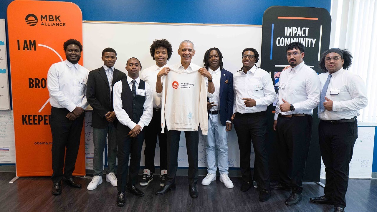 President Obama meets young men to reflect on the power of global brotherhood