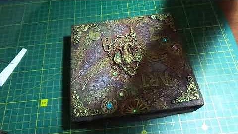 Steampunk Mixed Media Journal Cover : Tutorial