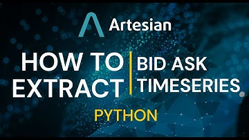 HOW TO: Extract Bid Ask Time Series from Artesian in Python SDK