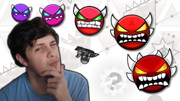 1 DEMON OF EACH DIFFICULTY (Maymory Edition) | Geometry Dash