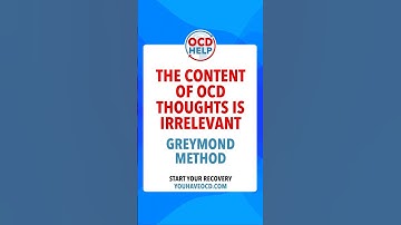The Content Of OCD Thoughts Is Irrelevant   #pureocd #ocdrecovery #rocd #hocd #ocd #metaocd #pureo