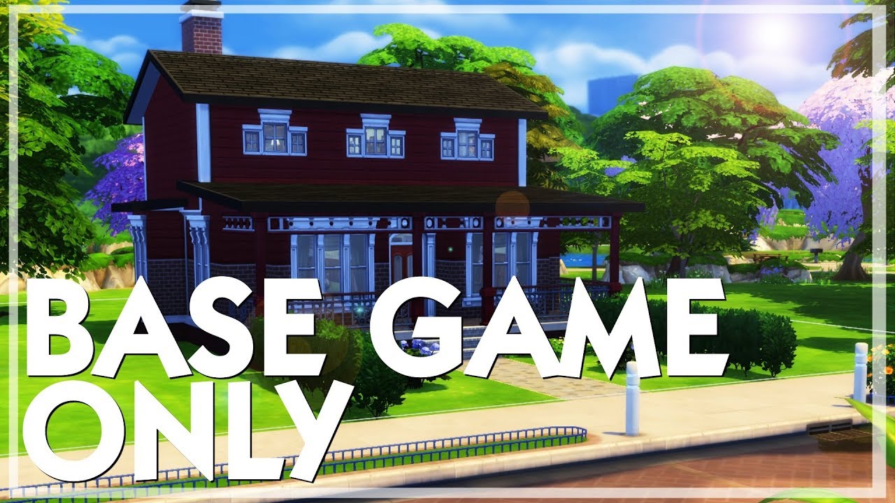 Base game only sims 4 speed build collab w thatsweetsimmer youtube