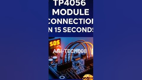 TP4056 Charging module connection #shorts #electronics #diy #shortsfeed #viralshort #TP4056 #gadget