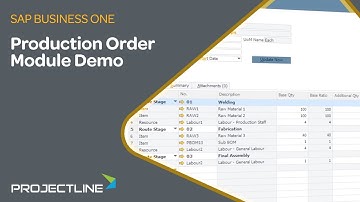 SAP Business One Production Order | Demo for Manufacturing SMEs