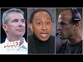 Stephen A. picks Urban Meyer over Robert Saleh as the better hire | First Take