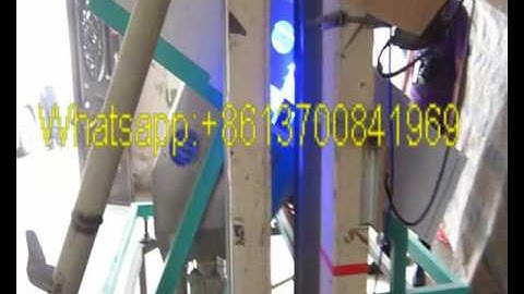 Small rice milling machine plant and color sorter working video