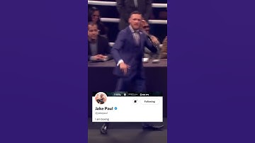 Jake Paul trying to copy Conor McGregor 🤦‍♂️