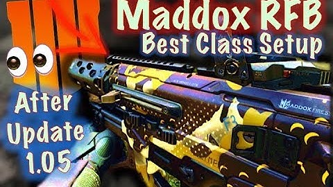 Best MADDOX RFB Class Setup (After Patch Update 1.05) | Black Ops 4