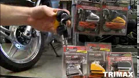 Motorcycle Disc Locks by TRIMAX
