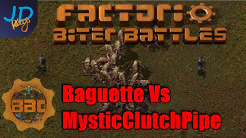 Factorio PvP Biter Battles ⚙️ BBChampions ⚙️ Baguette Vs MysticClutchPipe
