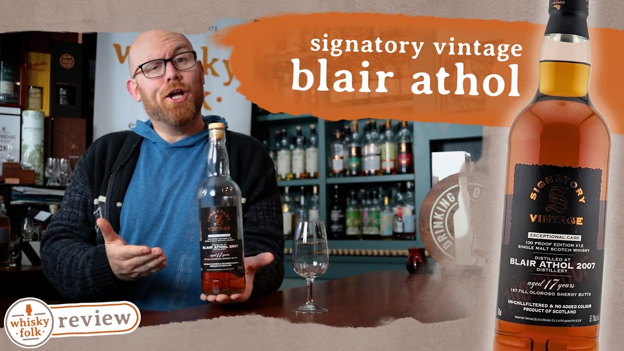 Blair Athol Signatory Vintage 2007 100 Proof Edition #12
