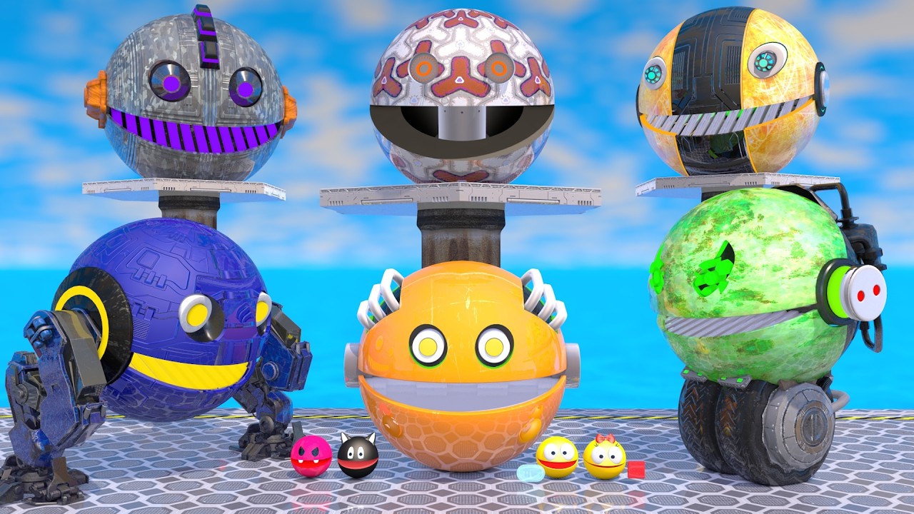 Pacman & the Amazing Robot Team – Time Sticker & Shape Shifter Tile