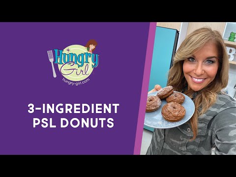 How to Make Hungry Girl’s 3-Ingredient PSL Donuts (Live Recipe Demo with Lisa)
