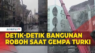 Detik-detik Bangunan Roboh Saat Gempa di Turki dan Suriah, Korban Jiwa Tembus 2.500