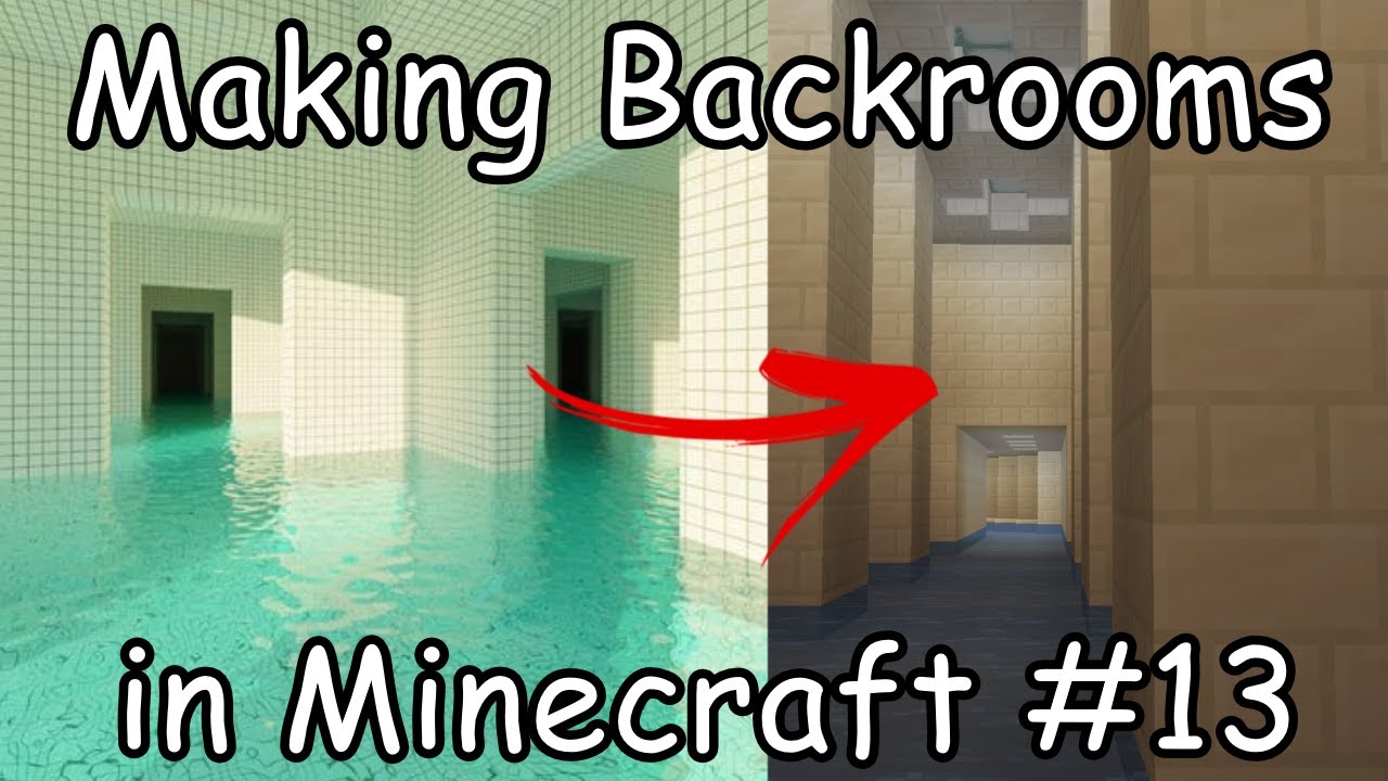 Backrooms level 37: The Poolrooms Recreated in Minecraft in 2023