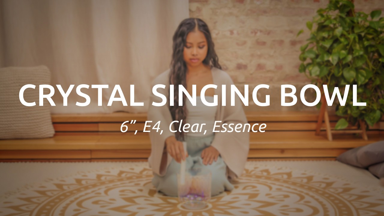 ECSB6E4CL Essence Singing Bowl 6" Note E4 Solarplex Chakra