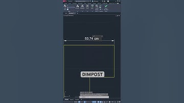 Autocad Fast Dimension | DIMPOST Command | Autocad Tricks