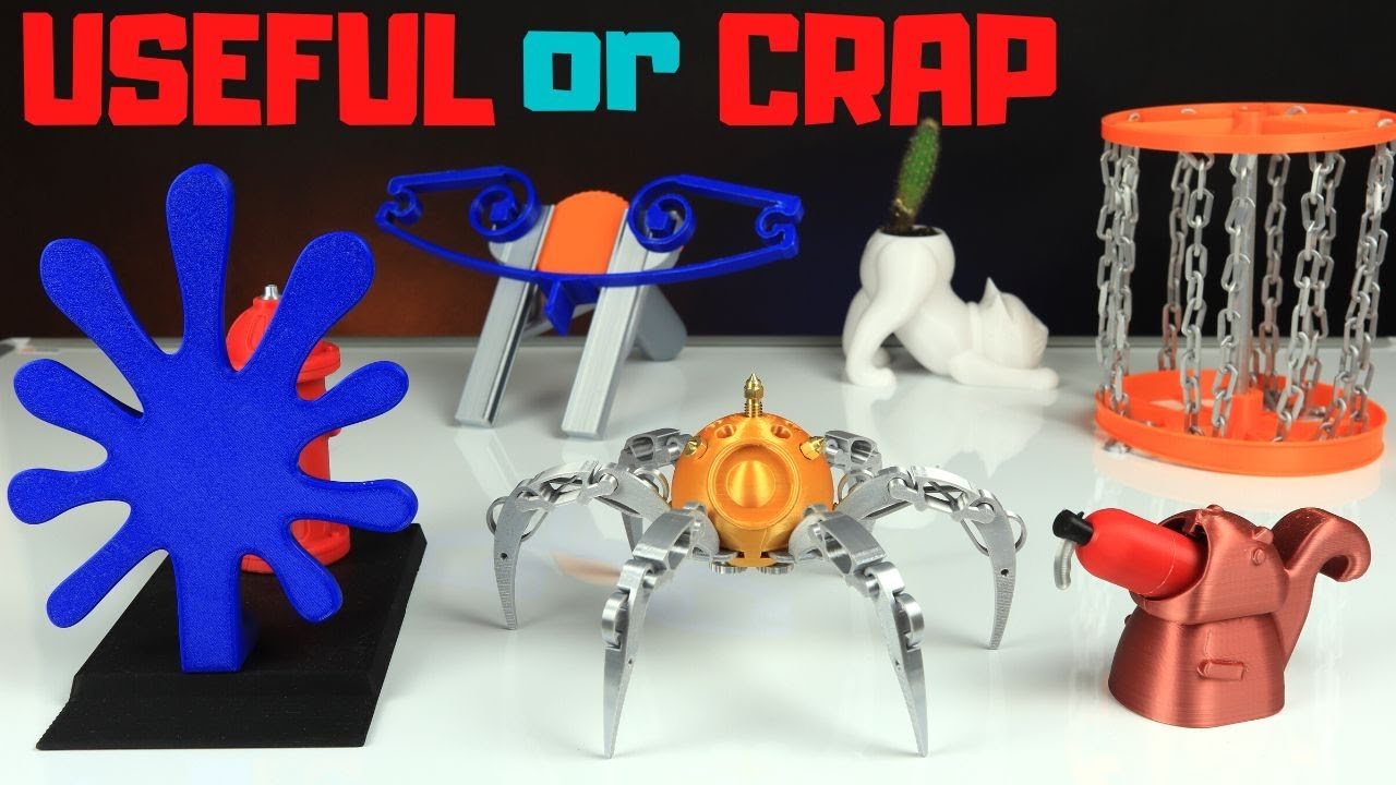 Realistic Spider Fidget Toy 3D Printed Articulated Spinner 