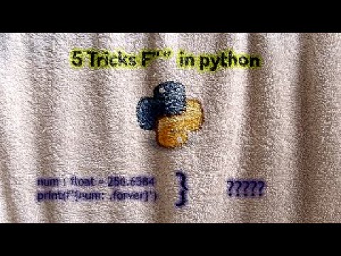 5 Useful F String Tricks In Python