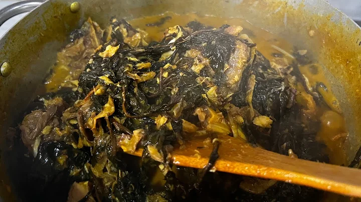 How to cook bitter leaf soup| Ede soup(detailed explanation)best method #nigerianfood