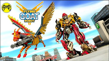 Flying Goat Transform War: Futuristic Robot Game - Android Gameplay FullHD