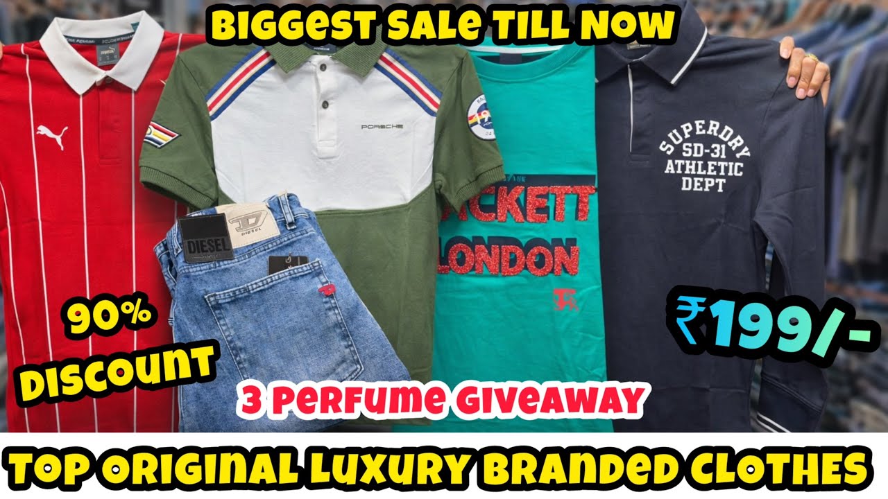100% ORIGINAL BRANDED CLOTHES IN CHEAPEST PRICE MUMBAI | EXPORT SURPLUS & PREMIUM RETAIL & WHOLESALE
