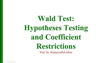 60 #Wald #Test for Testing #Hypotheses regarding #Coefficient #Restrictions in Eviews