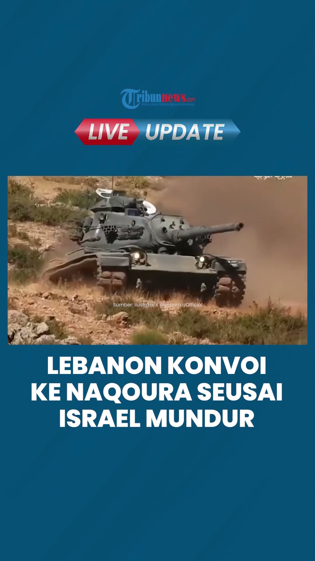 Pasukan Israel Mundur \u0026 Pergi, Tentara Lebanon Konvoi Menuju Naqoura: Kendaraan Maju Sepanjang Jalan