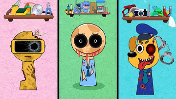 Oh no!! HELP Garnold, Meet Ipin, Labrador | Incredibox Sprunki Animation #sprunki #incredibox