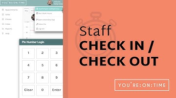 How to Use Staff Check In/Check out - You