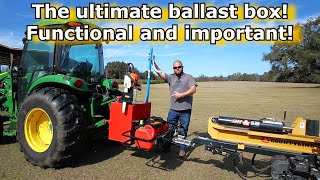 The ultimate tractor ballast box! It's functional and important for your tractor. #714 #Vevor