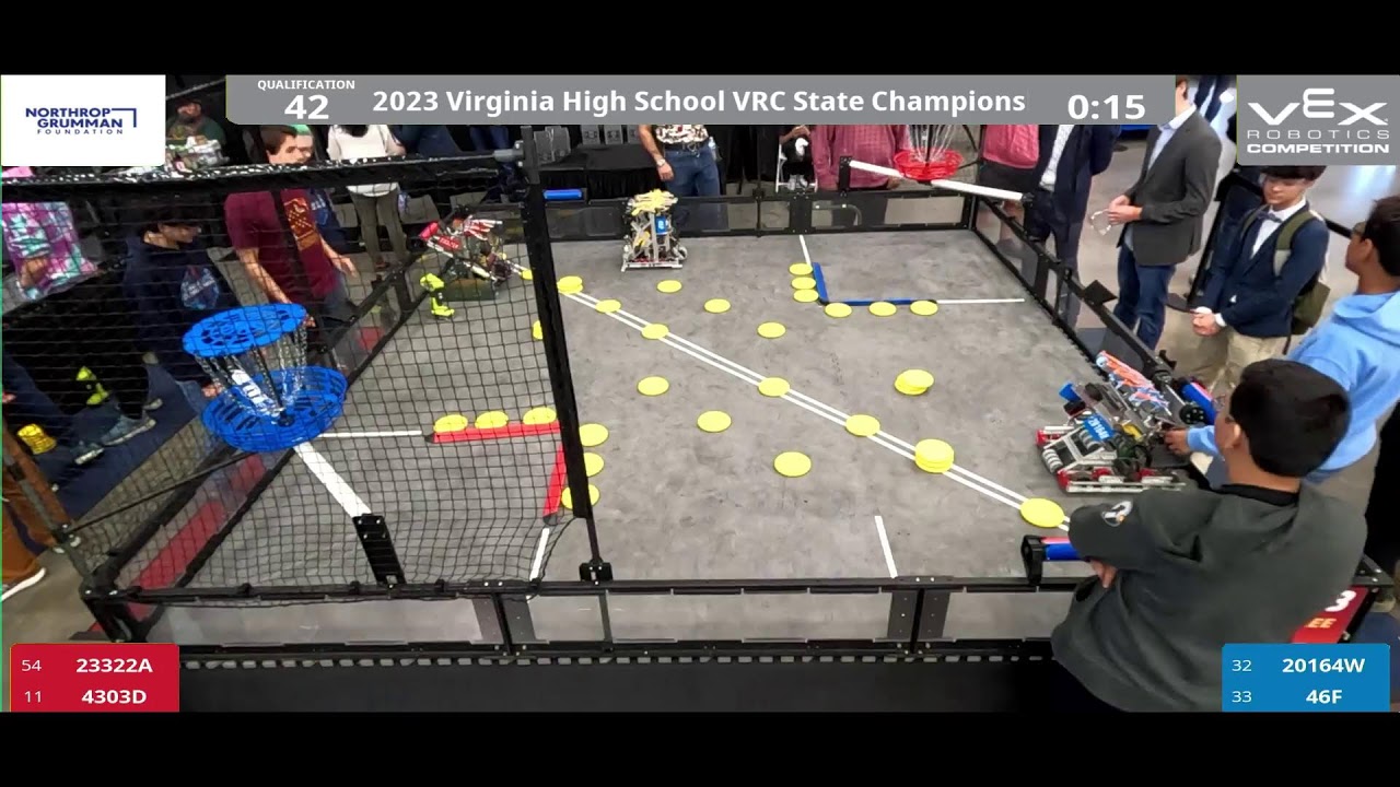 2023 Virginia State Championship VEX Robotics Competition Spin Up