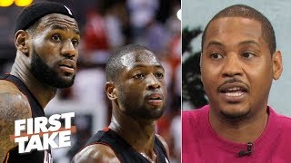 Carmelo Anthony: A Big 3 with LeBron and D-Wade was possible, but I was immature | First Take