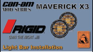 Can Am Maverick X3 Light Bar Install by Up in the Air.stream 703 views 3 years ago 18 minutes