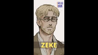 ZEKE YEAGER REPRODUCTION Attack on Titan, (90s middle part HAIRCUT) ジーク・イェーガ #shorts