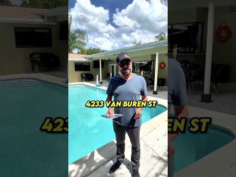 4233 VAN BUREN ST, Hollywood, FL home video tour