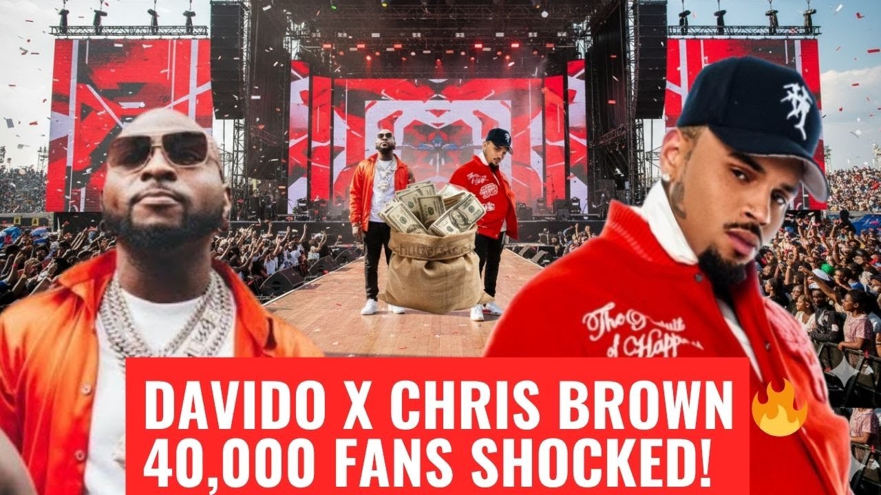 Давидо ОБО и Крис Браун зажгли стадион округа Колумбия своим «сенсационным» выступлением! 🇳🇬🔥