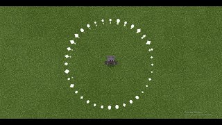 How to make circular particles around you. Minecraft(BEDROCK)