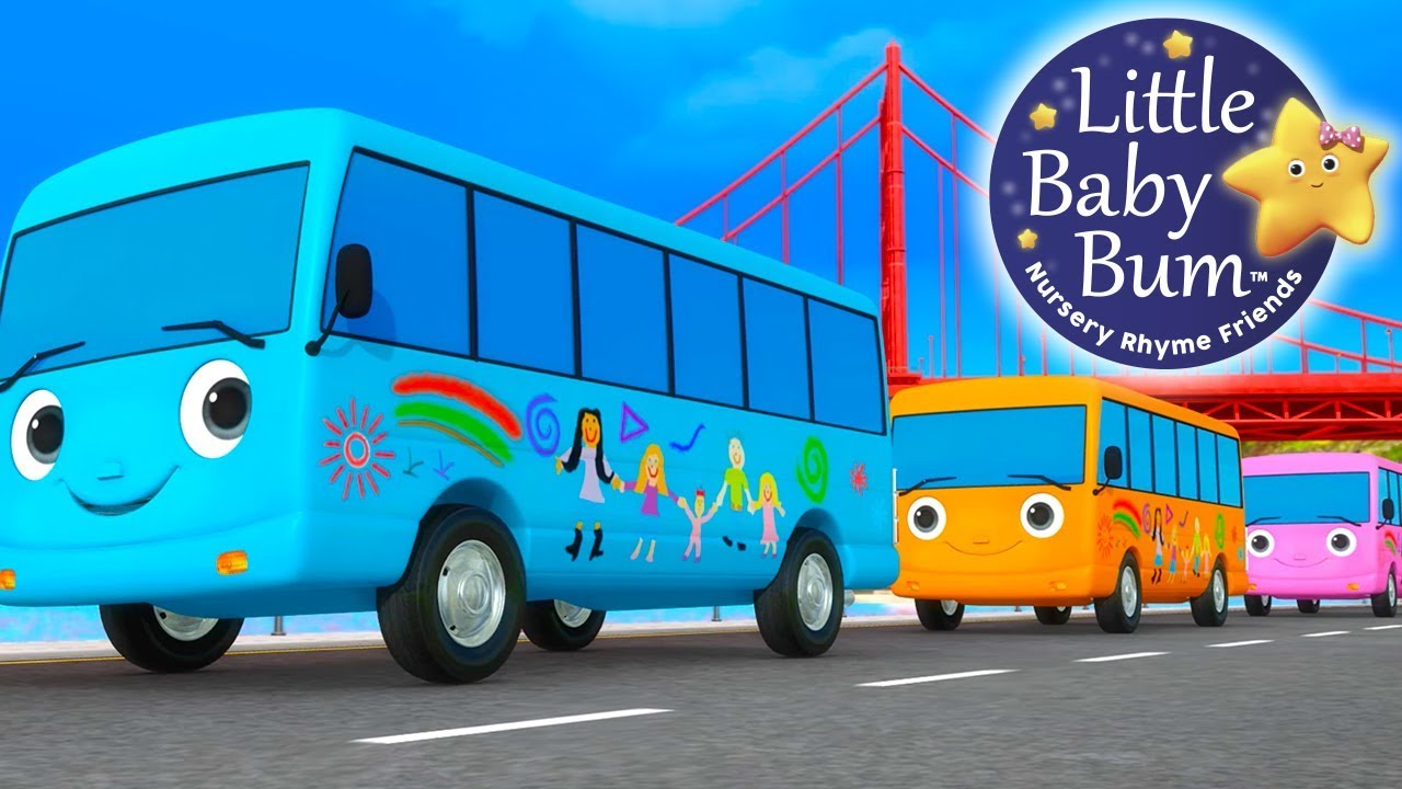 Learn with Little Baby Bum | Ten Little Buses Part 4 | Nursery Rhymes for Babies | Songs for Kids