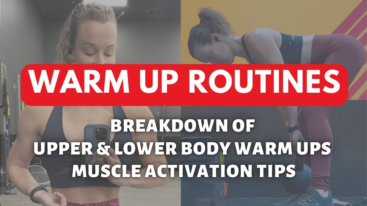 How to Warm Up: Upper + Lower Body Routines - YouTube