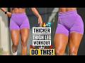 Grow THICKER THIGHS &amp; TONED LEGS In 10 Min A Day~Must Do 8 Best Exercises | No Equipment
