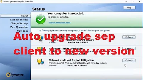 How to deploy upgrade new version automatic for Symantec endpoint protection client  (part 9)