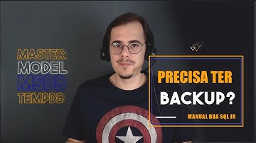 BACKUP DAS BASES MASTER, MODEL, MSDB E TEMPDB