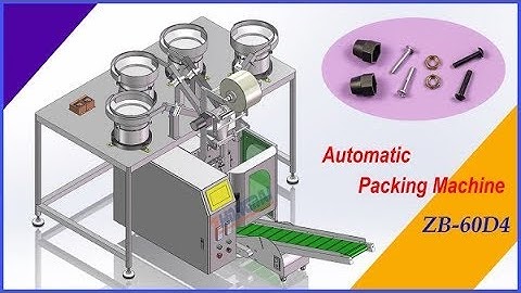 Rubber parts packing machine, hardware fasteners packaging machine