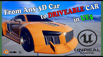 How to Import and Set Up a Drivable Car in Unreal Engine —(Using Blender)| Build racing game PART 01