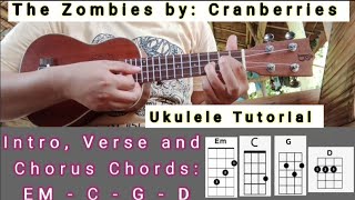 Zombies by: The Cranberries (Ukulele Tutorial) - Easy Tutorial