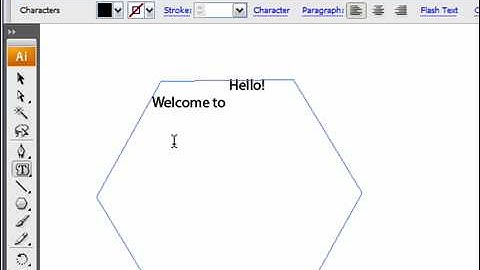 Type Inside a Path in Illustrator CS3