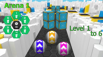 GYRO BALLS - All Levels Gameplay Android || iOS || GyroSphere Trials