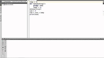 The global Keyword in Python